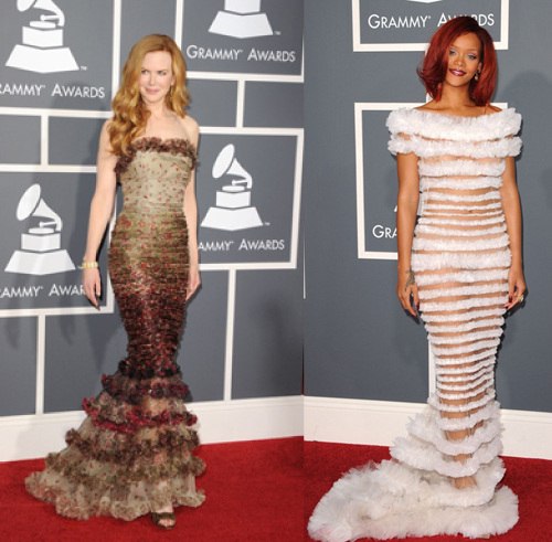 rihanna 2011 grammy dress. Which dress do you like the