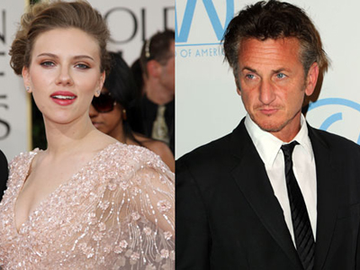 Scarlett Johannson and Sean Penn