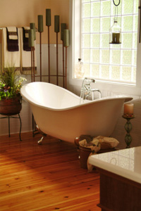 Spa bathroom at home
