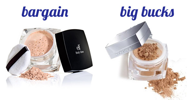 Bargain & big bucks: Face powder