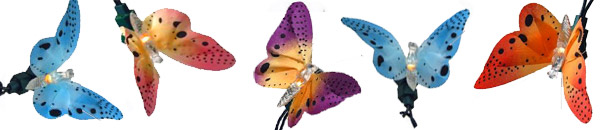 Butterfly patio lights