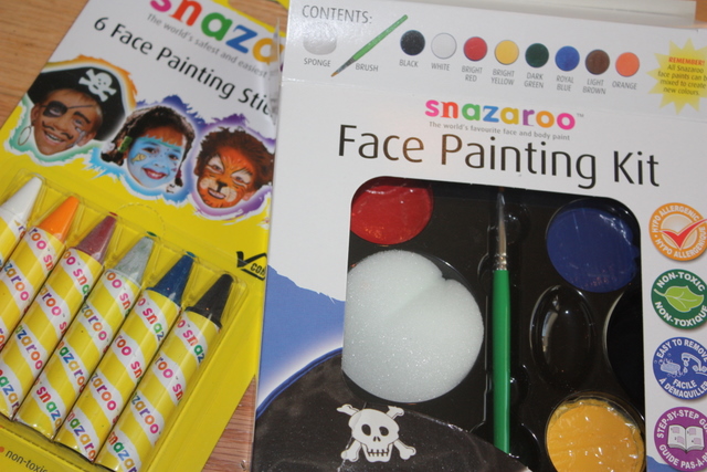 Face Paint for Super Bowl 
