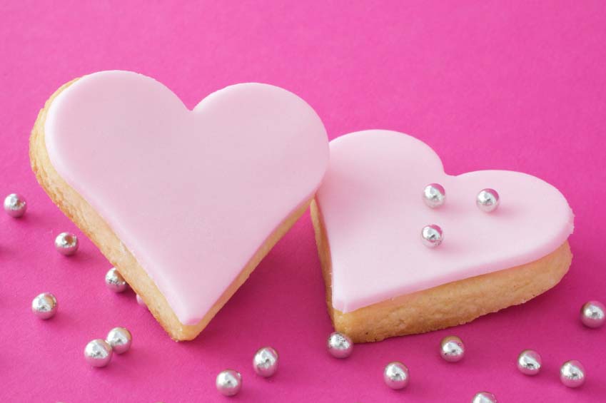 Wedding heart biscuits recipe