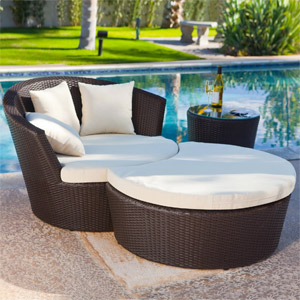 Outback Co. Palm Bay Wicker Lounge Chair