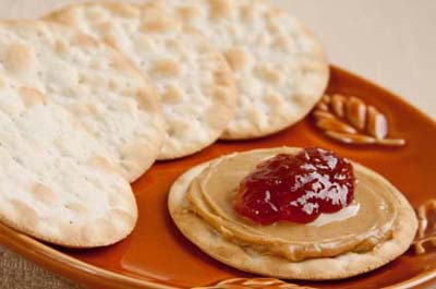 Peanut Butter and Jelly on a Cracker