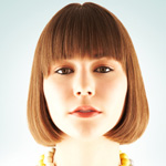 Woman with short bob hairstyle