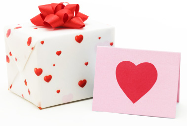 Valentine's Day card and gift