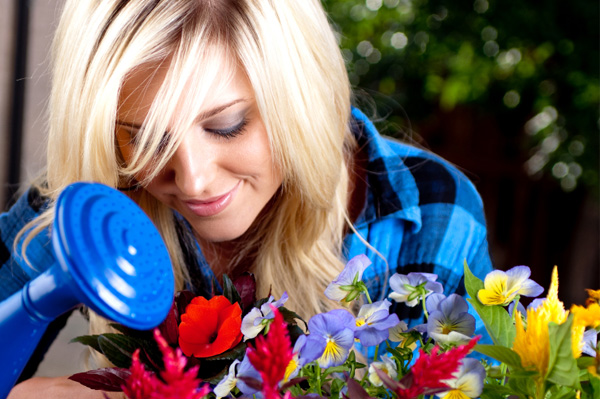 Gardening woman
