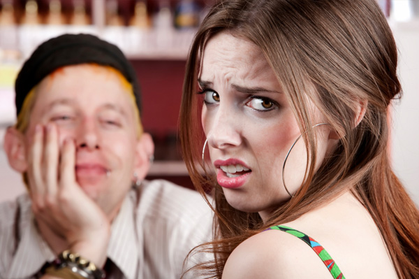 Woman on really bad date