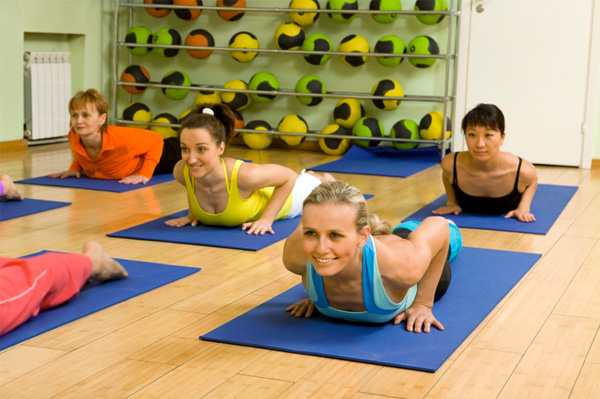Yoga class