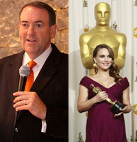 Natalie Portman -Mike Huckabee