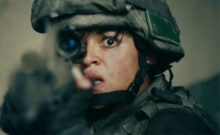 Michelle Rodriguez is ready for Battle: Los Angeles