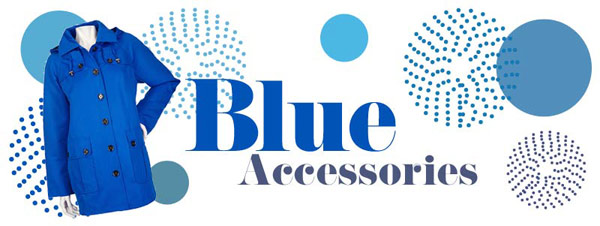 Blue accessories
