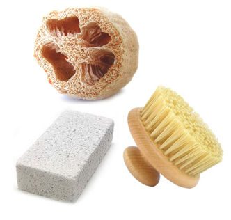 exfoliating loofah