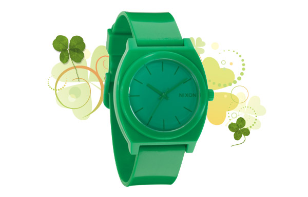green nixon watch