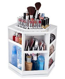 Tabletop Spinning Cosmetic Organizer from Lori Greiner