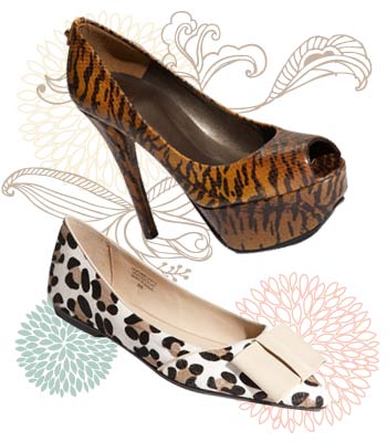 Animal printed shoes