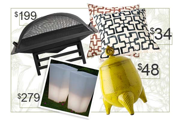 Spring patio accessories