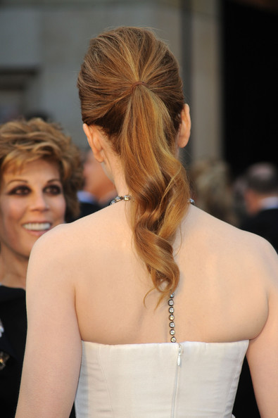 Nicole Kidman's glamorous ponytail hairstyle