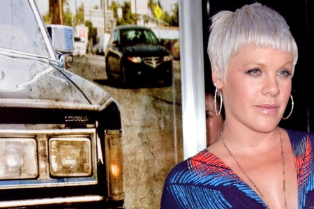 Pink at The Lincoln Lawyer premiere