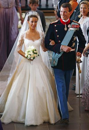 Princess Marie's royal wedding dress