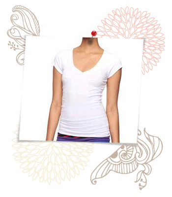 White V-neck from Forever 21, $3.50