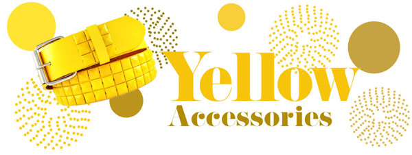 Yellow accessories