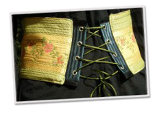 Corset-style belts