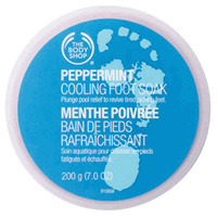 Body Shop peppermint cooling foot soak