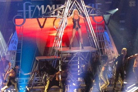 Britney Spears surprises Las Vegas with a Femme Fatale show