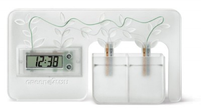 Green and clean energy water clock