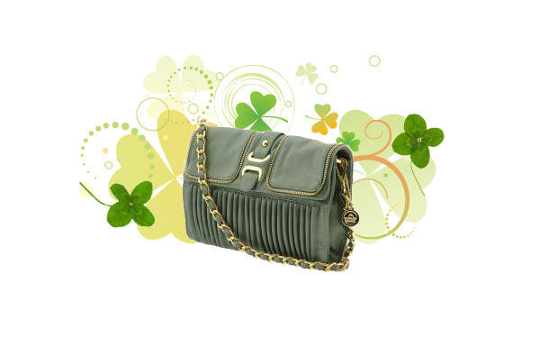 green big buddah purse