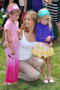 Denise Richards and daughters Sam and Lola