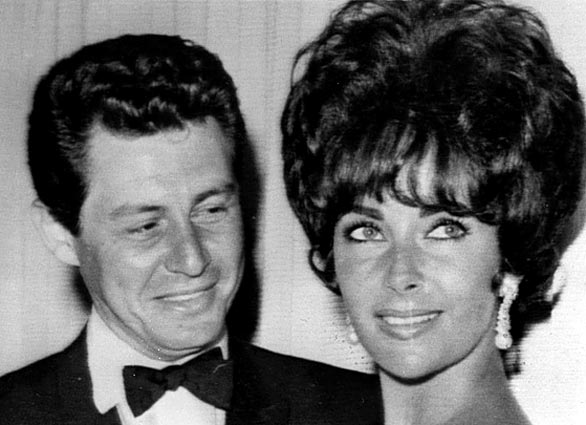 Elizabeth Taylor and husband Eddie Fisher