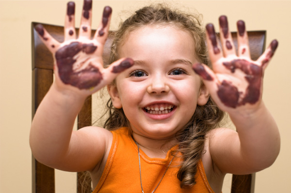 Finger painting