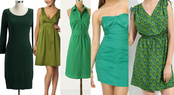 5 Green dresses for St. Patrick's Day
