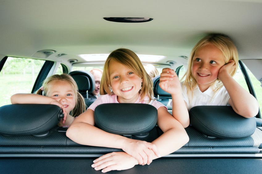 Kids in car