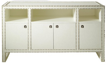 lacquered buffet table