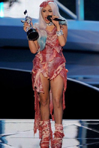 Lady Gaga meat dress