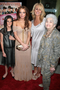 Lindsay Lohan and family - WENN