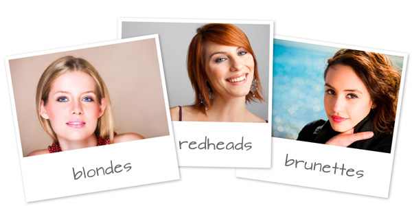 makeup ideas for redheads. Makeup tips for different hair