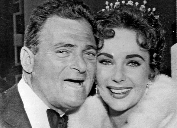 Elizabeth Taylor and husband Mike Todd