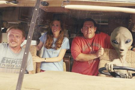 Paul stars Simon Pegg, Kristen Wiig, Nick Frost and Seth Rogan, yes that's Seth Rogan!