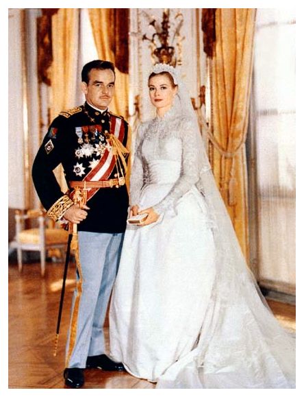 Grace of Monaco 39s royal wedding gown Princess Grace the American actress 