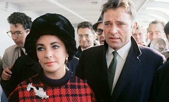 Elizabeth Taylor and husband Richard Burton