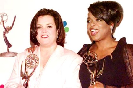 Rosie O'Donnell and Oprah Winfrey