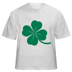 Shamrock t-shirt for St. Patrick's Day