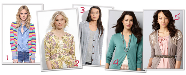 Spring cardigan trend