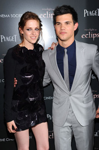 Kristen Stewart and Taylor Lautner