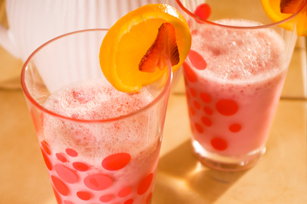 Strawberry orange shake